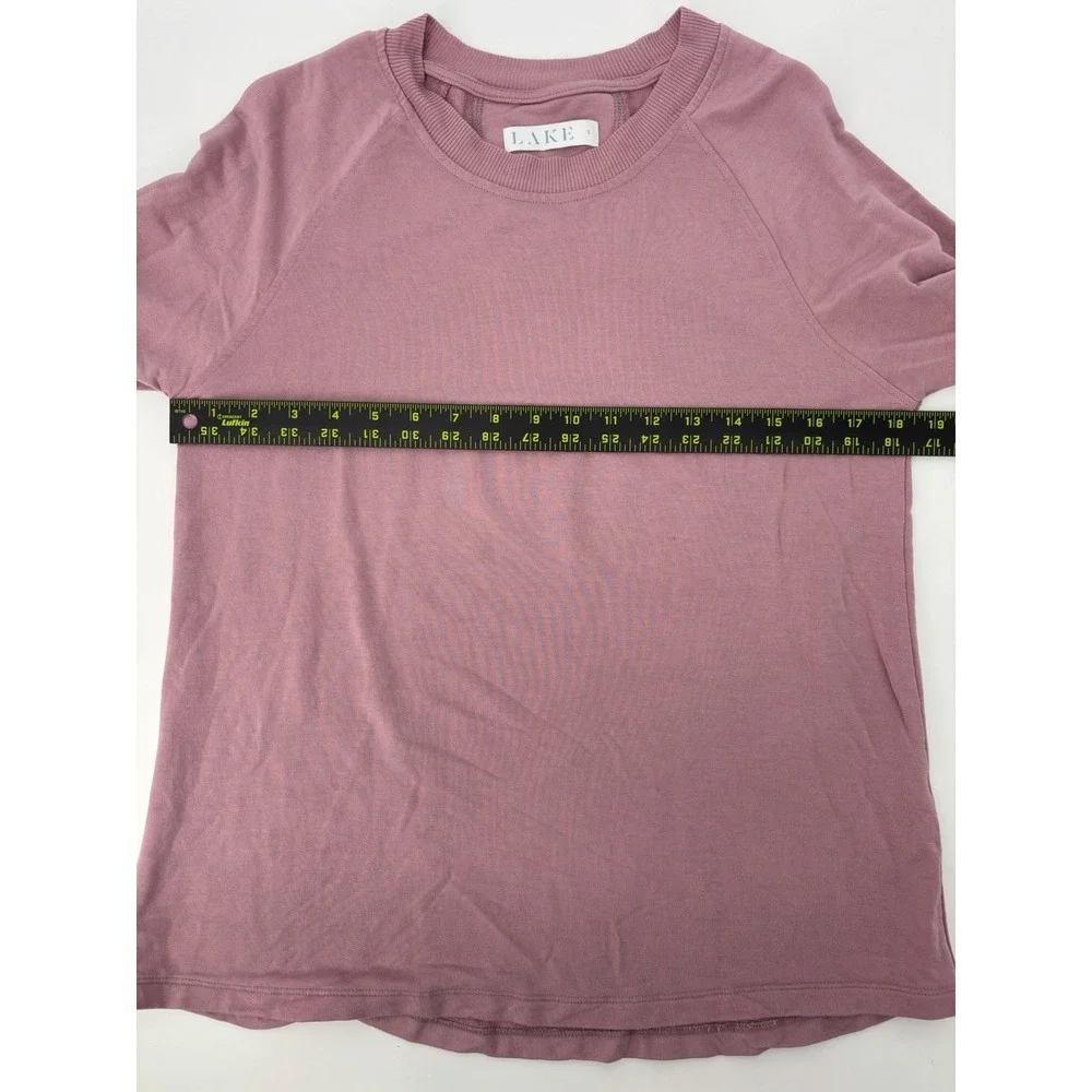 LAKE Pajama Top Long‎ Sleeve Women's Size Small Pink Loungewear